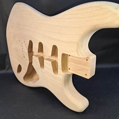 Unfinished Alder SSS Hardtail guitar body - fits Fender Strat Stratocaster necks J2517 image 6