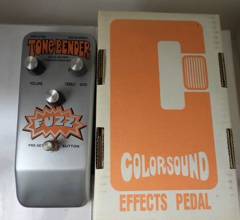 Colorsound Tonebender Reissue Fuzz Effects Pedal Tone Bender w/Original Box image 1