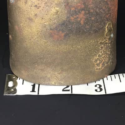 Cowbell 4 Inch Hand Forged Blacksmithed Antique Cow Bell image 13