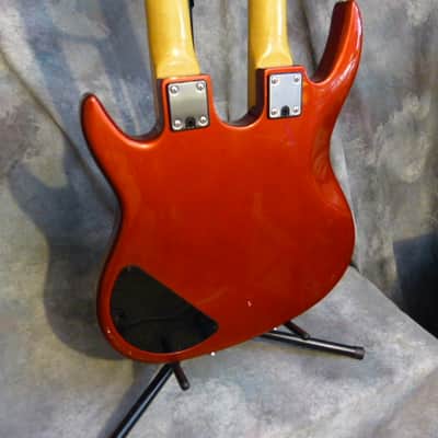 Peavey Hydra Double Neck Electric Guitar 1980's Red image 10