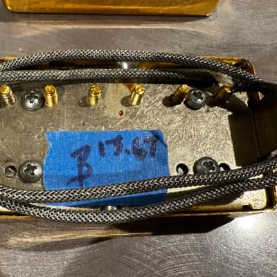 Gibson USA 490R & 498T PAT# Pickup Set (1990s - Gold) image 4