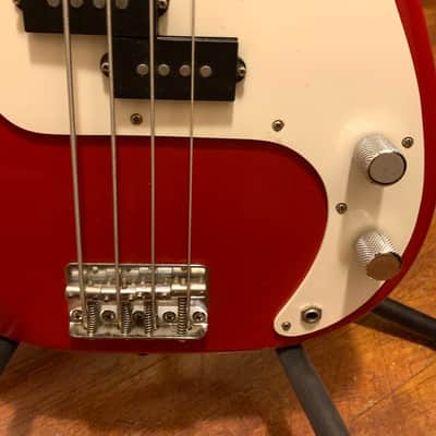 1993 Squier Precision bass - Maple fingerboard - Made in Korea - Red image 5