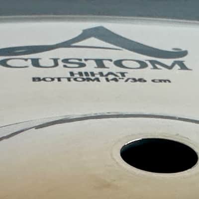 Zildjian A20510 14" A Custom Hi-hat Cymbals (Top + Bottom Pair) - Brand New image 8