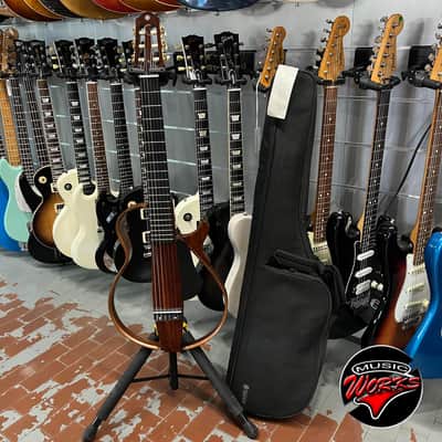 Yamaha   Slg200 N Silent Guitar Nylon Classical Natural image 8