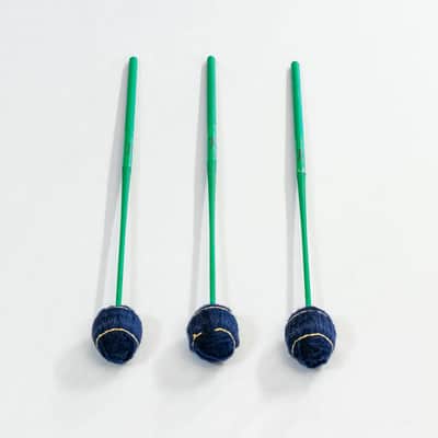 Great Dane Genuine Fiberglass Vibe/Marimba Mallets Yarn (Set of 3) - 80's image 3