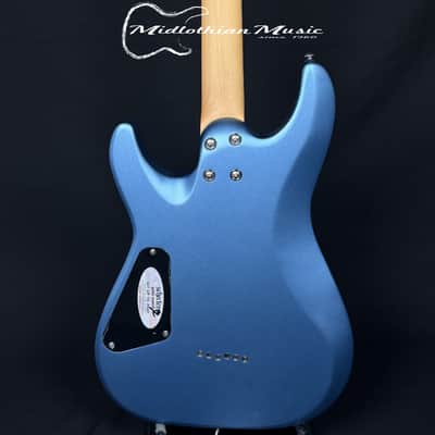 Schecter C-6 Deluxe - 6-String Electric Guitar - Satin Metallic Light Blue Finish image 6