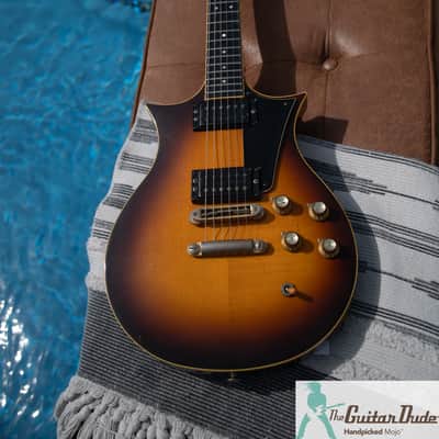 1976 Yamaha SX900A - "The Batwing" Vintage Sunburst - Early First Year Model - Made in Japan - Pro Set Up w Perfect Frets/Action/Intonation! image 8