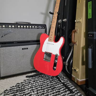 Fender California Telecaster with Maple Fretboard 1997 - 1998 - Fiesta Red image 1