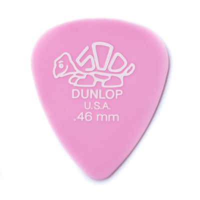 Dunlop Delrin Standard 0.46 mm Gauge Plectrums, Pack of 12 image 3