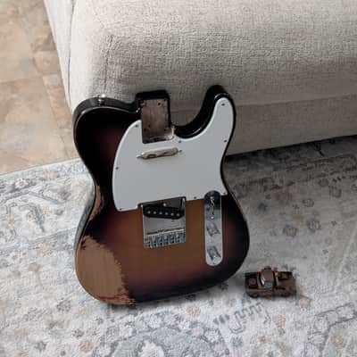 Fender Highway One Telecaster LOADED BODY Only 3-Color Sunburst image 2