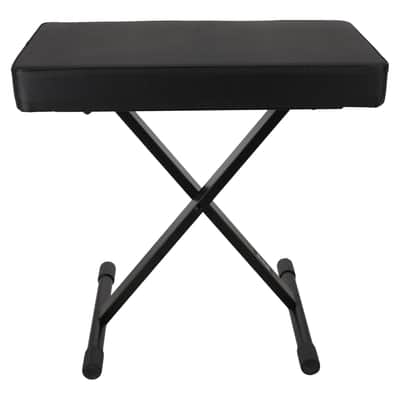 On-Stage KT7800+ Adjustable X-Style Keyboard Bench, Thick Cushion, Folds Flat image 2