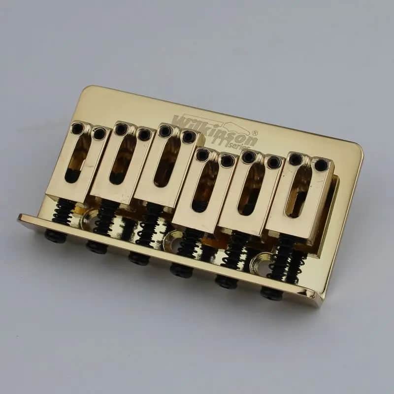 Wilkinson WOF01 Hardtail Bridge for Stratocasters - Gold (Fast Free US Shipping!) image 1