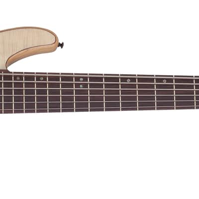 Schecter Charles Berthoud CB-6 guitar in Natural Satin image 2