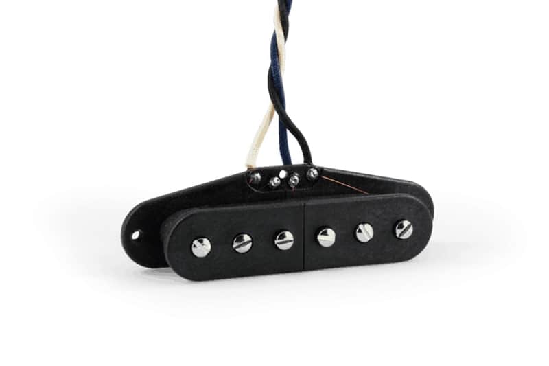 Fralin Split Steel Pole Strat Bridge Pickup - Black image 1