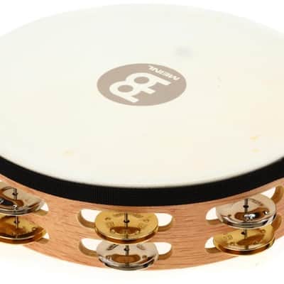 Meinl Percussion Recording-Combo Wood Tambourine - Double Row with Head image 2
