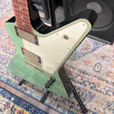 Brad Whitford’s Aerosmith, Gibson Explorer "Guitar Hero Prop" Authenticated! (#174) Sea Foam Green image 8