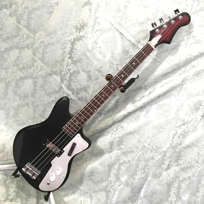 Teisco Kawai Tuxedo Bass Guitar - Short Scale - Vintage Chipboard Bass Case - 1968 image 2