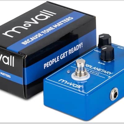 Movall MP100 Interplanetary Blues Drive Effects Pedal Overdrive Pedal 2025- Blue image 12