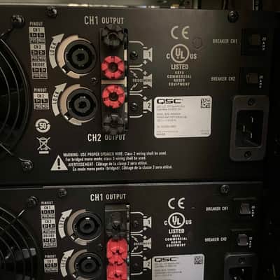 ( PAIR ) QSC RMX5050a RMXa Series Rack-Mounted Power Amp 2010s - Black image 6