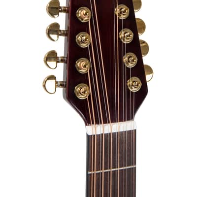 Applause Acoustic Guitar Wood Classics Jumbo 12 String in Sunburst .AP510.116 image 6