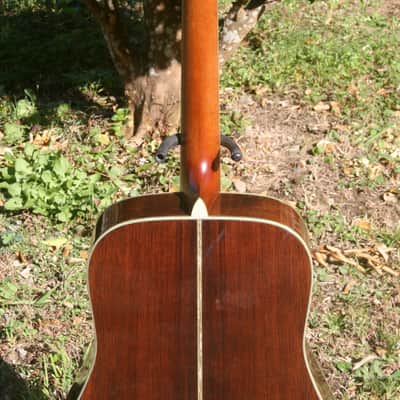 1975 Yairi YW-600 Dreadnought Guitar New Jacaranda Natural+Hard Case image 8