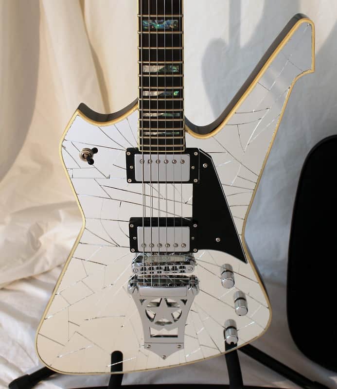 Washburn PS1800 Paul Stanley Cracked Mirror Unplayed | Reverb