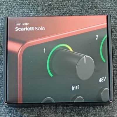 Focusrite Scarlett Solo 4th Gen USB Audio Interface image 1