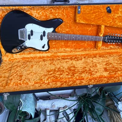 1966 Fender Electric XII Factory Black Rare Custom Color Vintage Collector 12 strings image 20