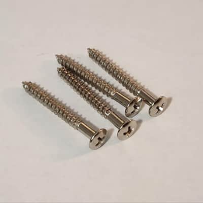 Neck Screws set of 4 Chrome by Budreau Guitars image 1