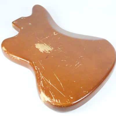 1963 Vintage Fender Jazzmaster BODY ~Lightweight 4.5lbs~ Killer RELIC Brown Refin USA 1960s Pre-CBS L-Series image 12