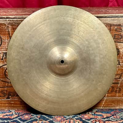 14" Zildjian A 1940s-1950s Trans Stamp Hi-Hat Cymbal Pair 762g/788g *Video Demo* image 10