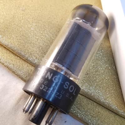 Tung-Sol 6V6GT tNOS AT1000 TESTED Vacuum Tube Clear Glass Beam Power 6V6 1946-1959 image 1