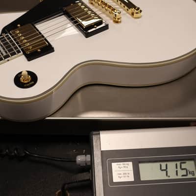 Epiphone Inspired By Gibson Custom Les Paul Custom (Incl Hard Case) Alpine White image 7