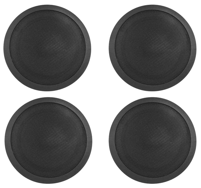 Pair (2) Rockville CCL5T Black 70V 5" Commercial Ceiling Speakers 4 Restaurant/Office image 1