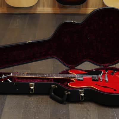2009 Gibson Custom Shop '59 ES-335 Historic Reissue Nashville Semi-Hollow Electric Guitar Cherry Red + COA OHSC image 22