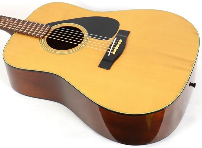 Vintage Yamaha Japan FG-151B Solid Top Mahogany Natural Acoustic