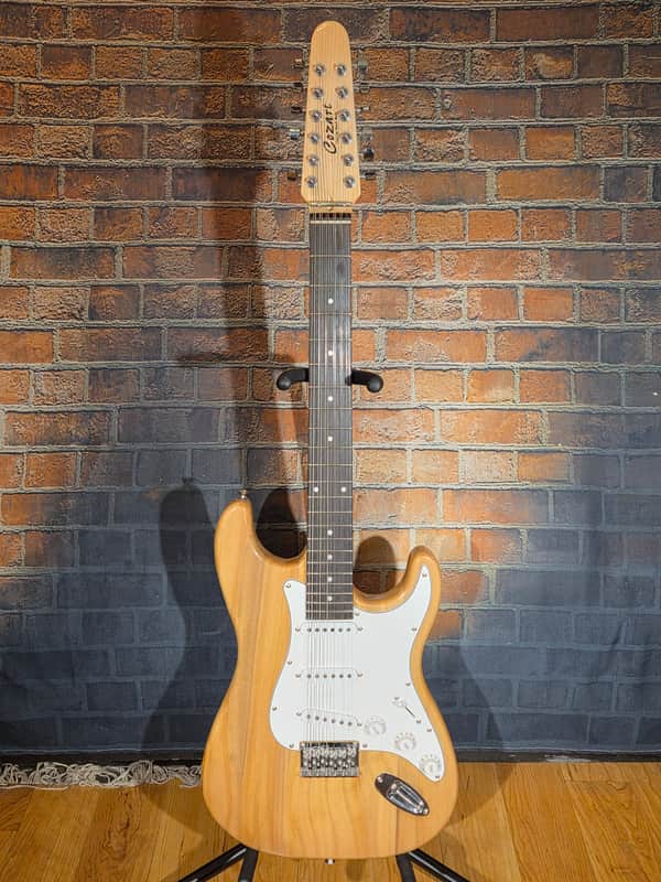 Cozart 12-String S-Style Guitar Natural New Strings Set Up image 1