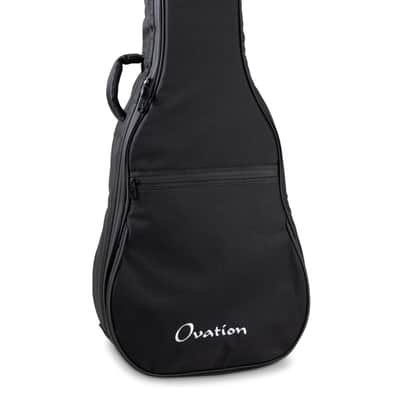 Ovation .OV213.200 Guitar Gig Bag Mid/Deep Bowl + 12-String w/Ovation Logo - Black image 1