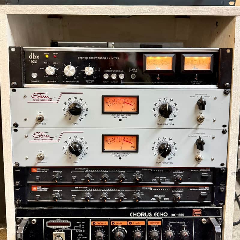 dbx 162 Stereo Compressor / Limiter 1970s - Black image 1