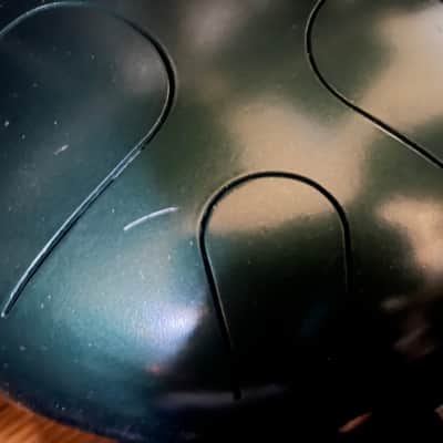 Pearl PMTD8AM/689 10" 8 Note Tongue Drum - A Minor 2010s - Green Burst image 14