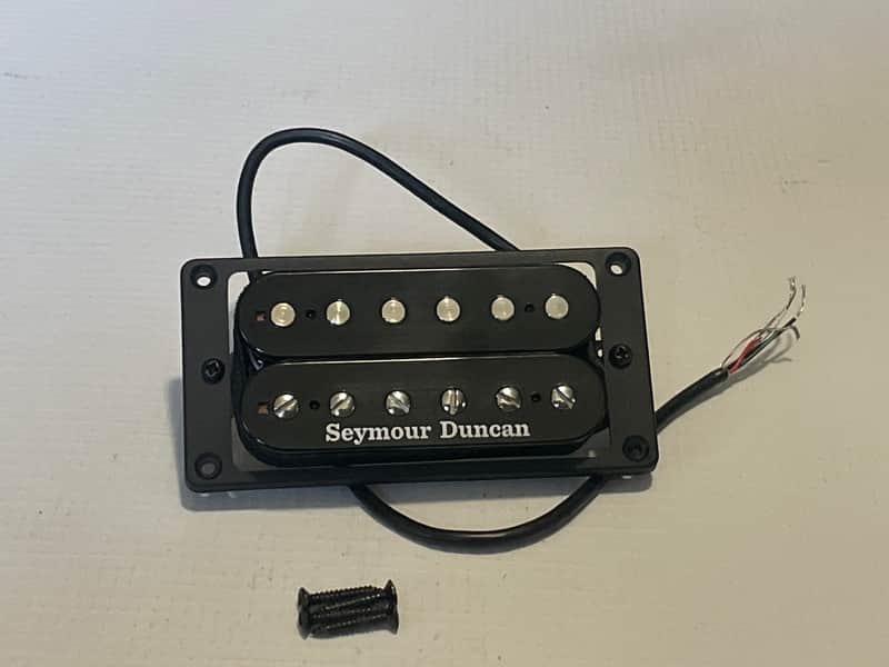 2020 USA Seymour Duncan TB-4 Black Bridge Humbucker Guitar Pickup w/ Ring 17.75k image 1