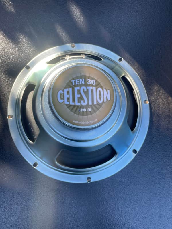 Celestion G10R-30 Ten 30 10" 30-Watt 8ohm Guitar Amp Speaker 2020s - Silver image 1