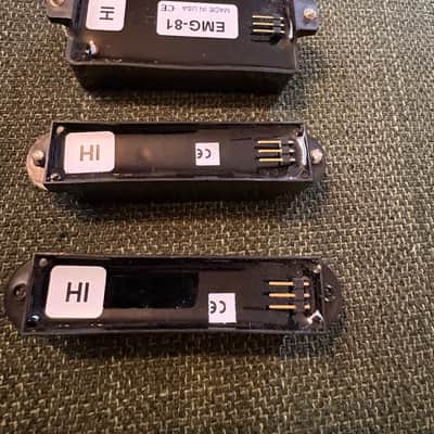 EMG Kirk hammet set 2000s - Black image 2
