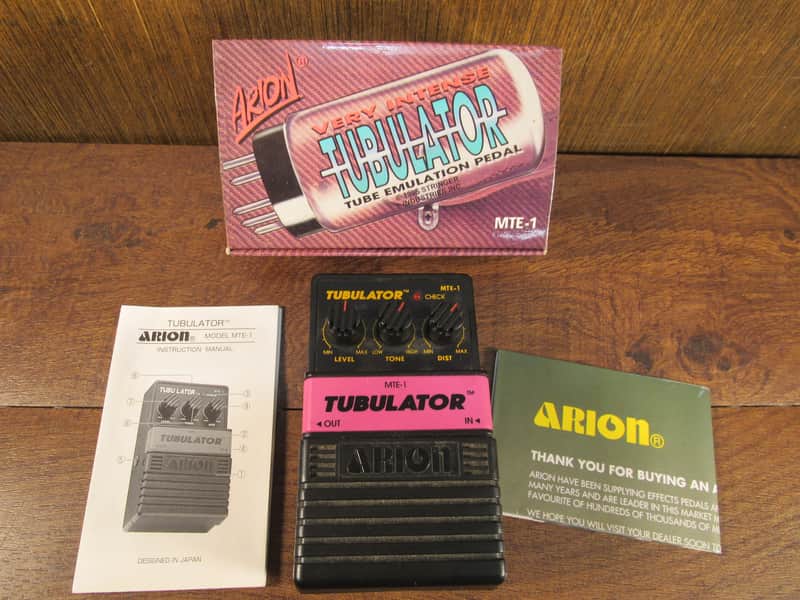Made in JAPAN Arion MTE-1 Tubulator Overdrive Effects Pedal MINT Condition image 1