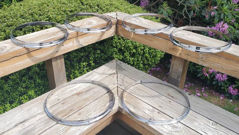 Slingerland COS Drum Rims Lot 1970s image 1