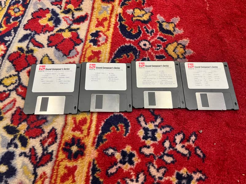 K-Muse Sound Composer Series “London” Disk 1,2,3,5 Floppy Disk Lot 1986 image 1