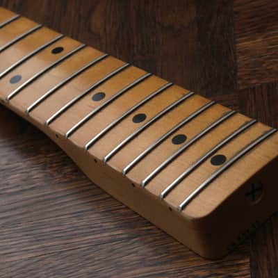 Aged Allparts Tele Neck Nitro Relic Rolled Fingerboard Edges Licensed by Fender Telecaster TMO-C Fits MJT image 14