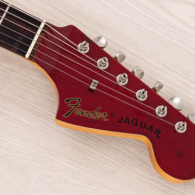 1986 Fender Jaguar '62 Vintage Reissue JG66-75 Candy Apple Red First-Year, Japan MIJ Fujigen image 4