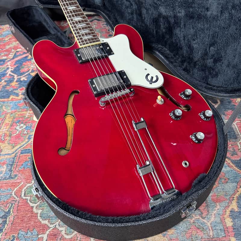 Epiphone Riviera Reissue *Pro Setup* HH Peerless Cherry OHSC - 1997 image 1