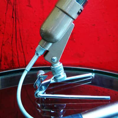 Vintage 1960's Argonne AR-16 dynamic harp microphone High Z w accessories Calrad Lafayette Olson Shield image 8